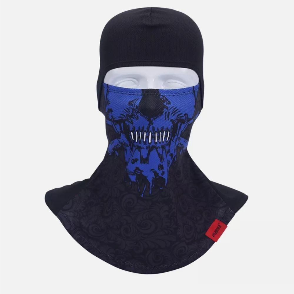 Skull Ghost Ski Full Face Mask Balaclava Bandana Breathable Neck Gaiter Scarf